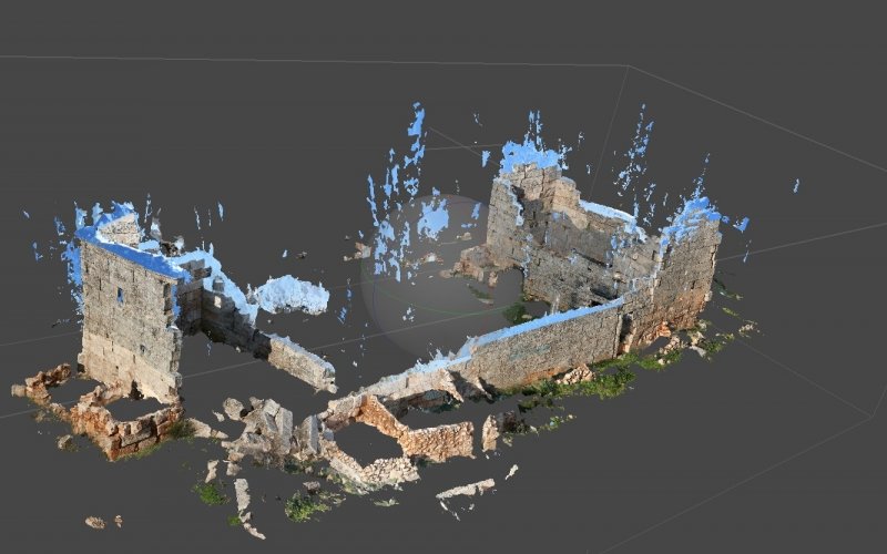 Image: Photogrammetric model of House - Shensherah, Dead Cities, Syria, TDA-HPI. 