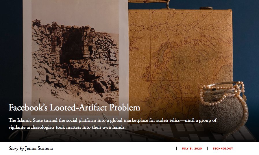 Image: header image of The Atlantic Article “Archaeologists Defied ISIS. Then They Took on Facebook.”