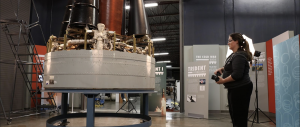 Initiatives: Museums - Krista photographing unarmed Trident missile photo